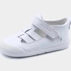 Deportiva respetuosa piel MAR BLANCO - BLANDITOS by CRIO'S