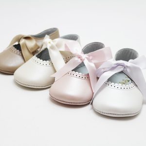 Zapatos bautizo bebé niña