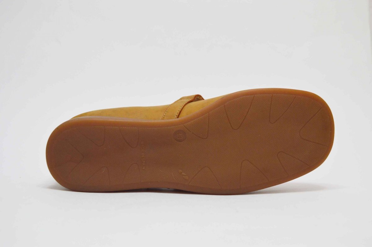 Mercedita camel flor cierre adherente niña - Imagen 7