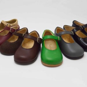 Mercedita niña clásica hebilla colores invierno