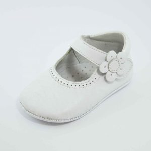 Mercedita cierre adherente flor bebe