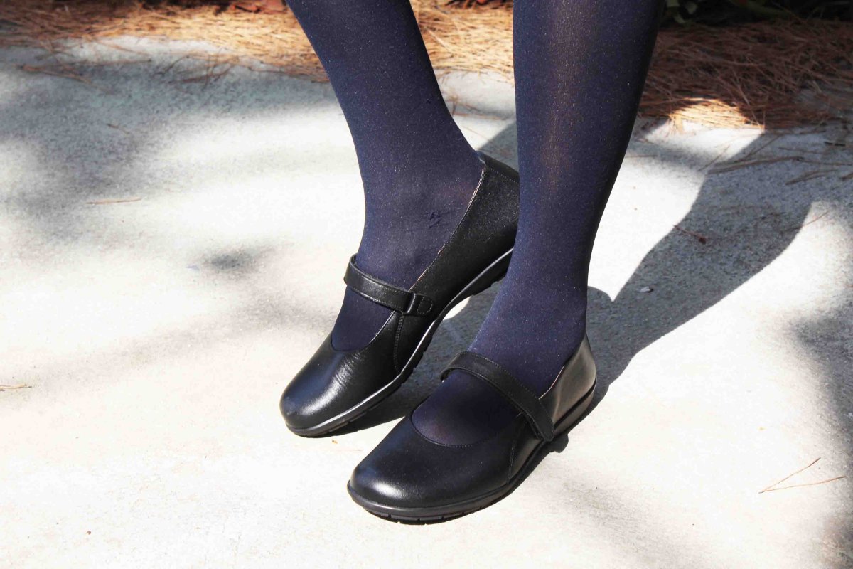 Zapato colegial merceditas niña - Imagen 2