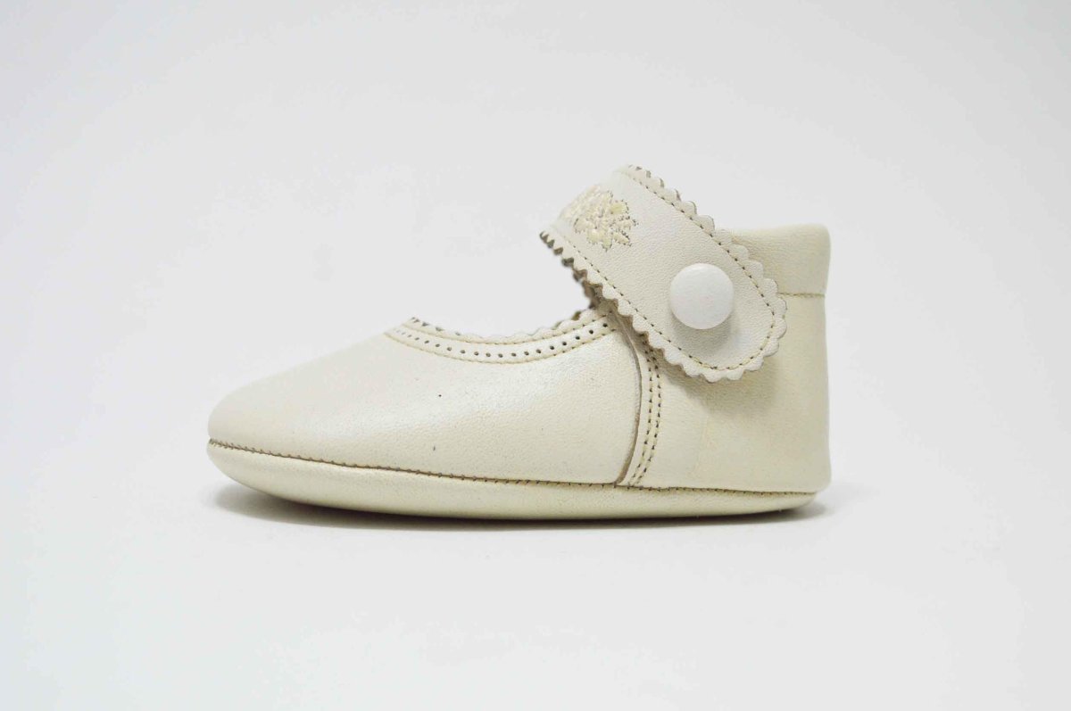 Zapato bebé sin suela beige niña - Imagen 5