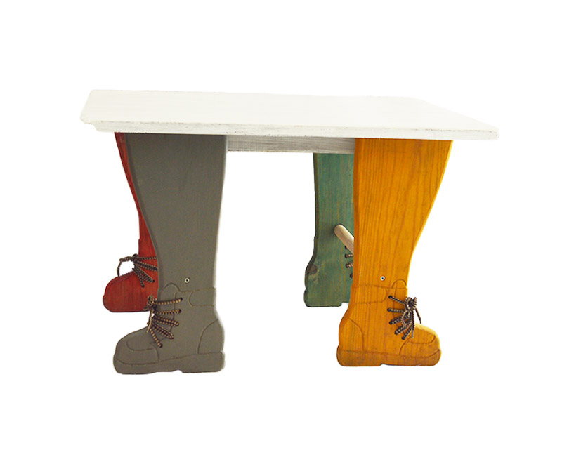Mesa infantil patas zapato - Imagen 4