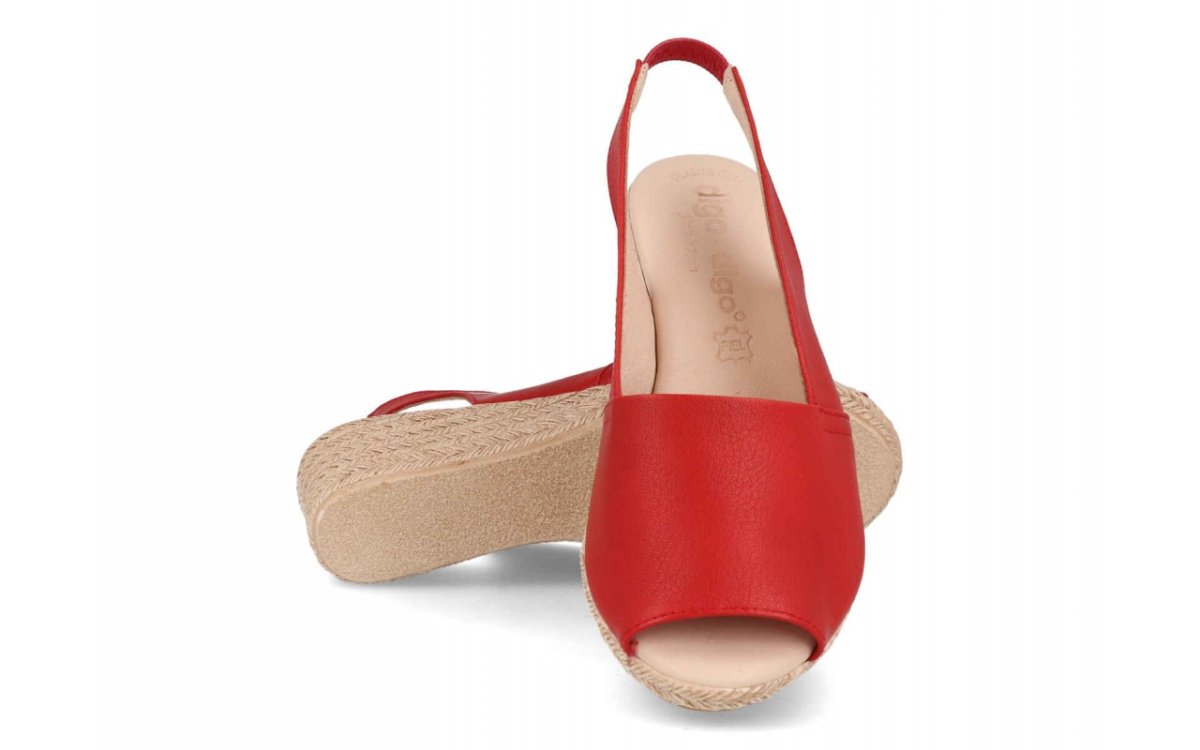 Sandalia de cuña con talón abierto para mujer modelo 300 - Imagen 3