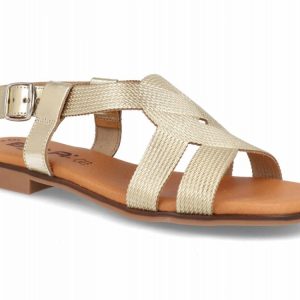 Sandalia de piel para mujer modelo 3008 cómoda y transpirable