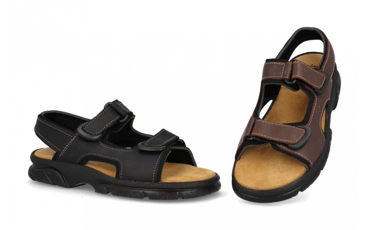 Sandalia de piel para hombre modelo 44 - Imagen 2