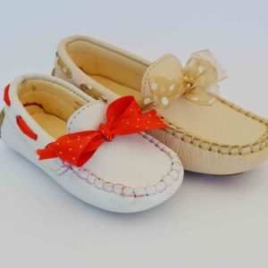 Mocasín lazo niña