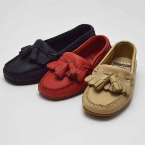 Mocasín Martinelli borlas niño niña