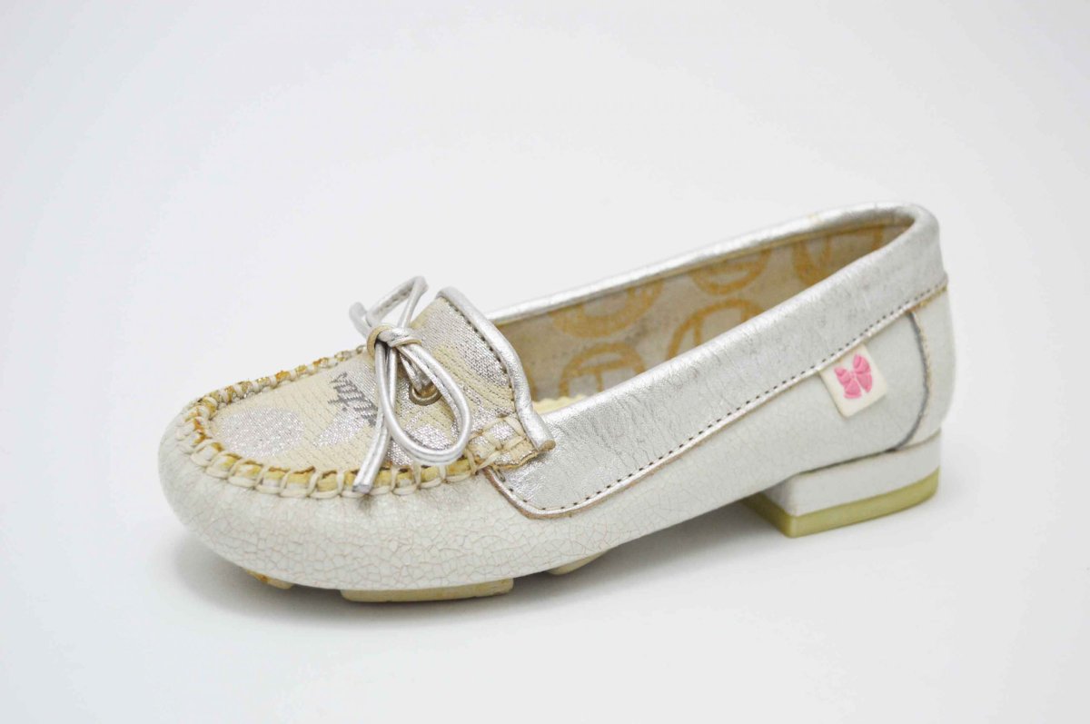 Mocasín bailarina piel grabada niña - Imagen 3