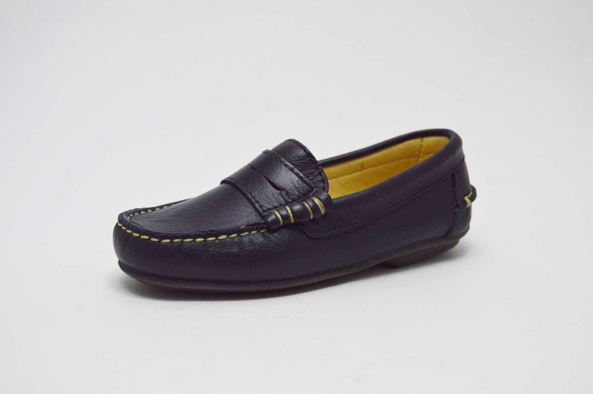 Mocasín antifaz pespuntes beige niño - Imagen 3