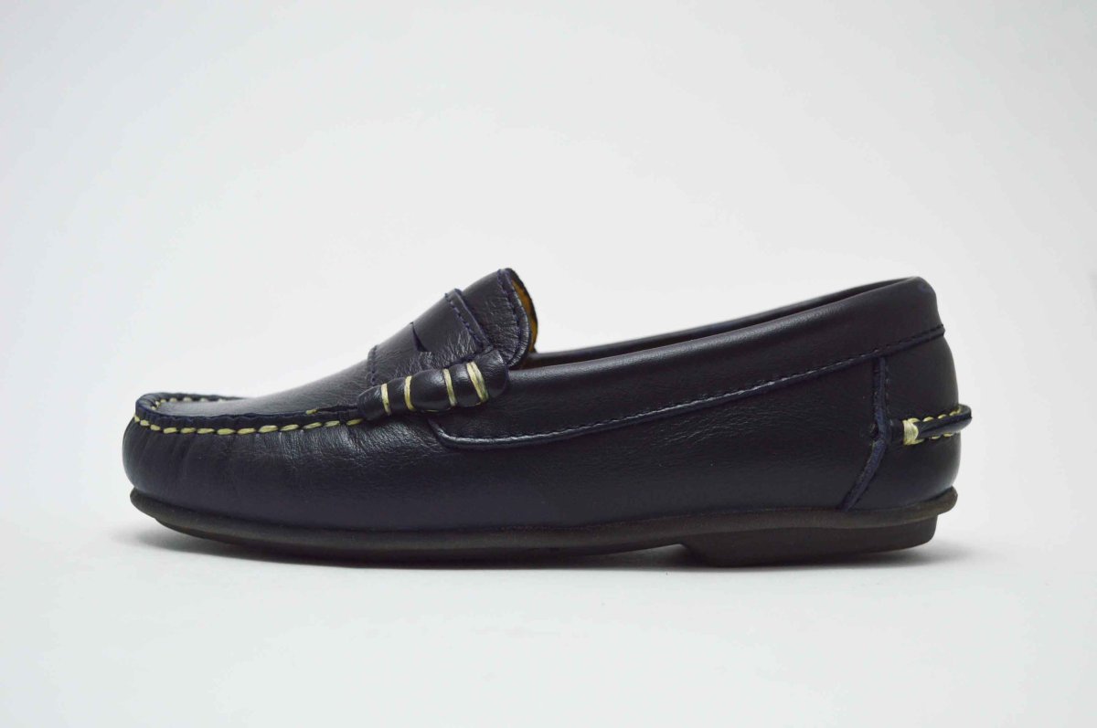 Mocasín antifaz pespuntes beige niño - Imagen 4