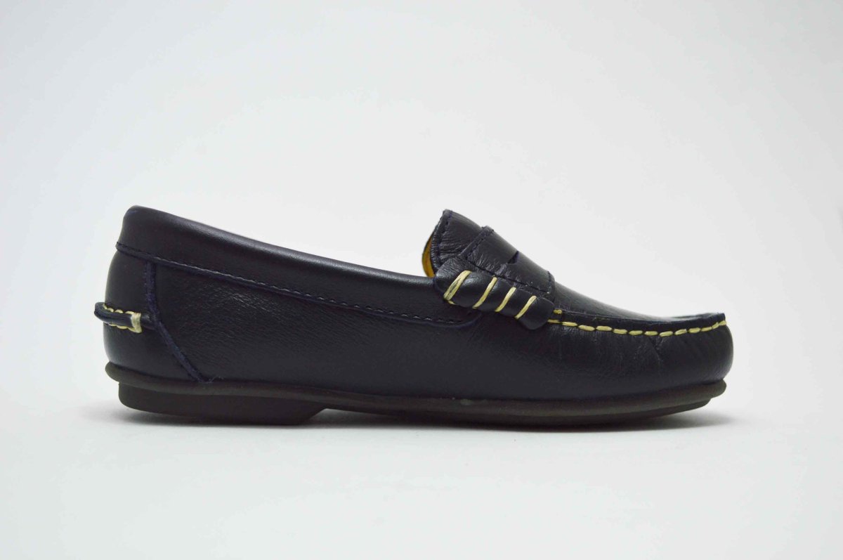 Mocasín antifaz pespuntes beige niño - Imagen 5