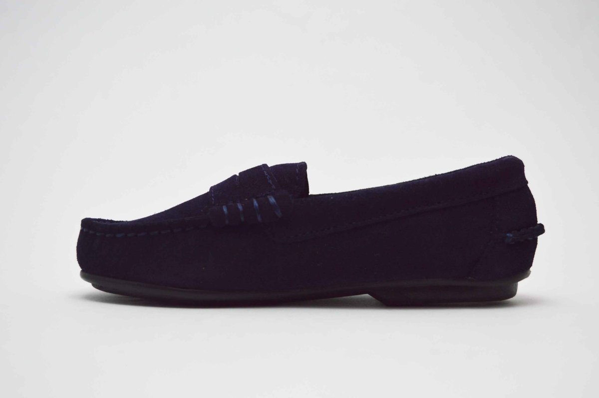 Mocasín antifaz piel serraje niño - Imagen 4