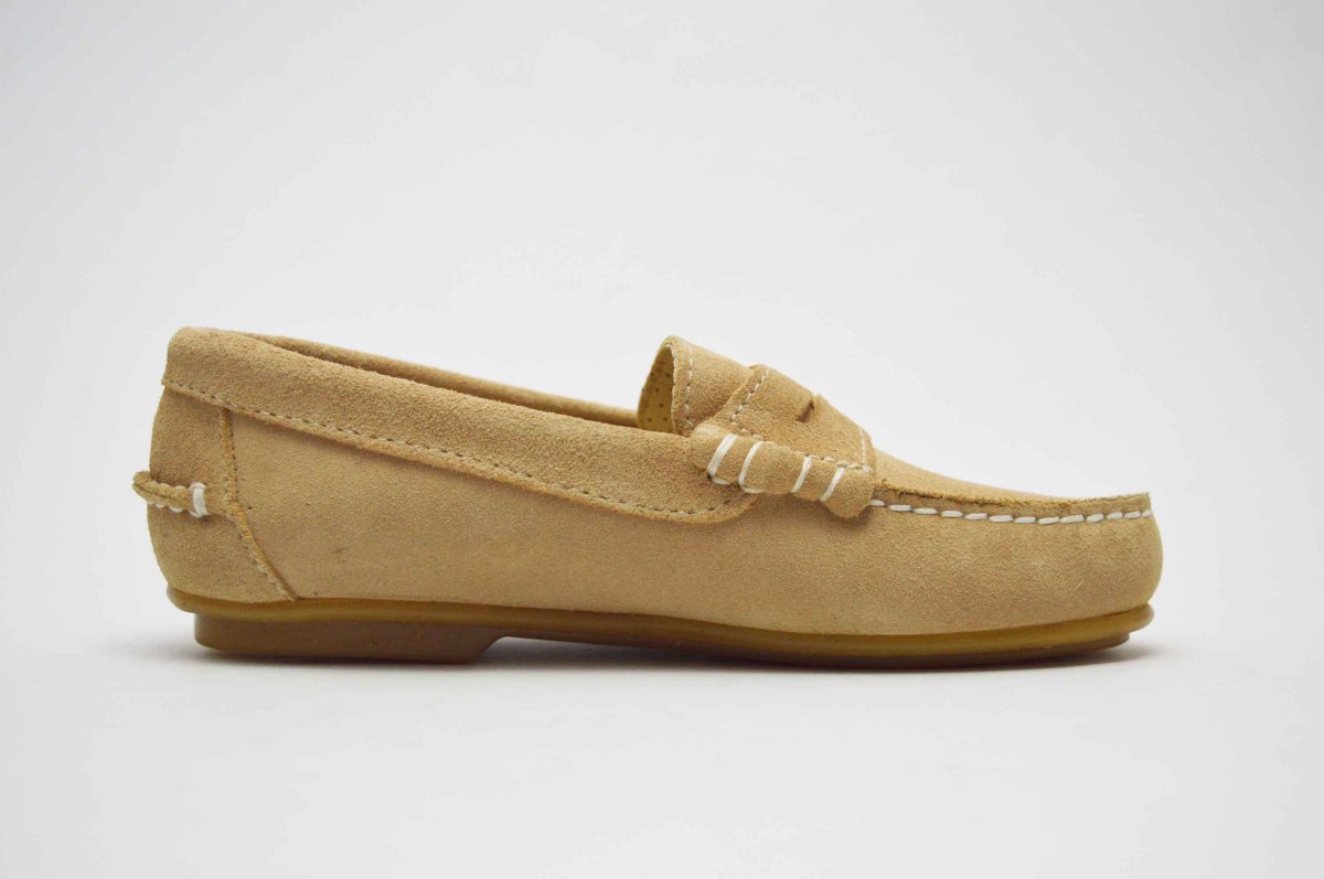 Mocasín antifaz piel serraje niño - Imagen 8