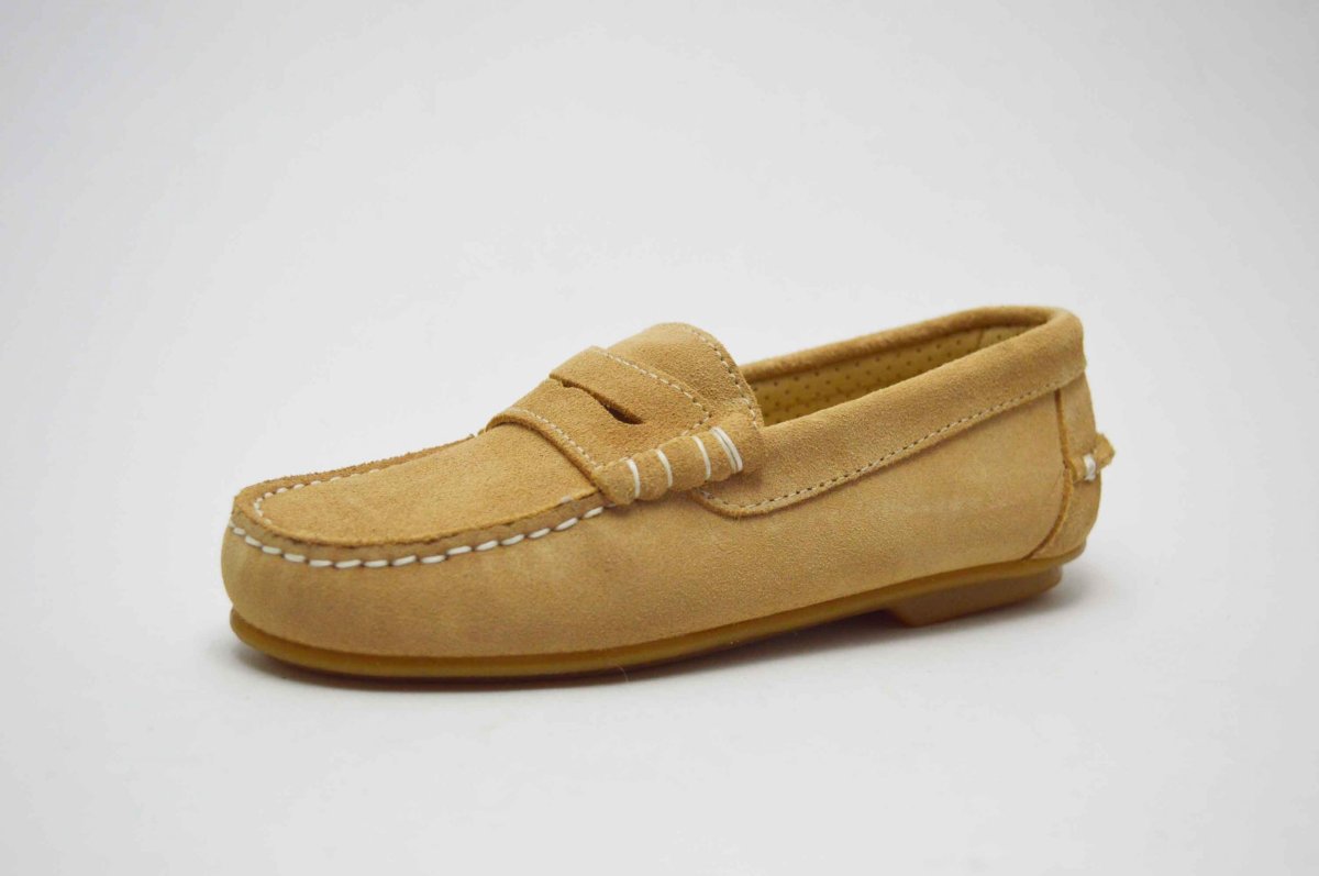 Mocasín antifaz piel serraje niño - Imagen 6