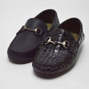 Mocasín banda metálica niños niñas