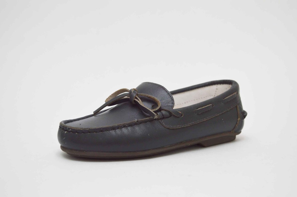 Mocasín lazo serraje niño - Imagen 9
