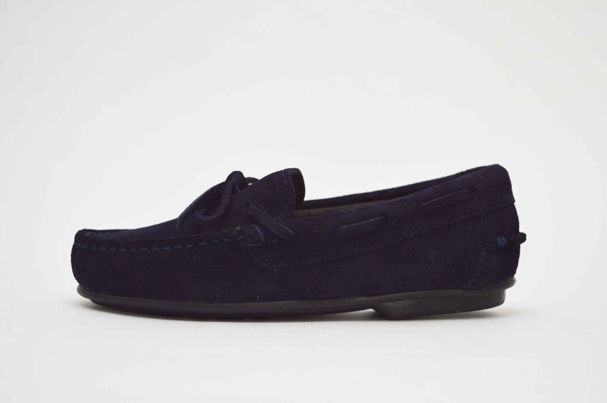 Mocasín lazo serraje niño - Imagen 8
