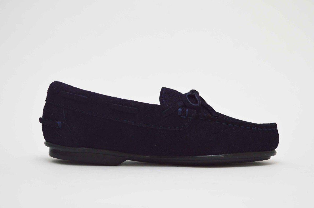 Mocasín lazo serraje niño - Imagen 7