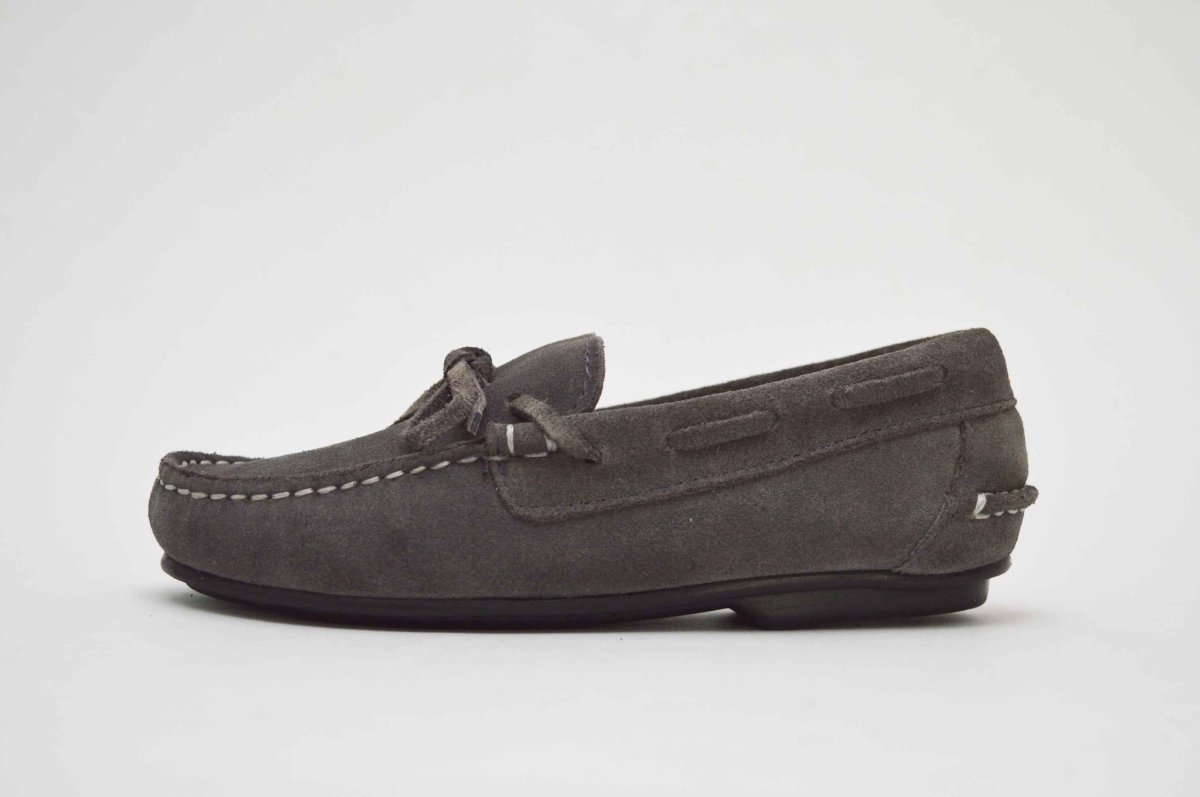 Mocasín lazo serraje niño - Imagen 5