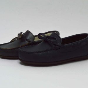 Mocasín lazo piel napa niño