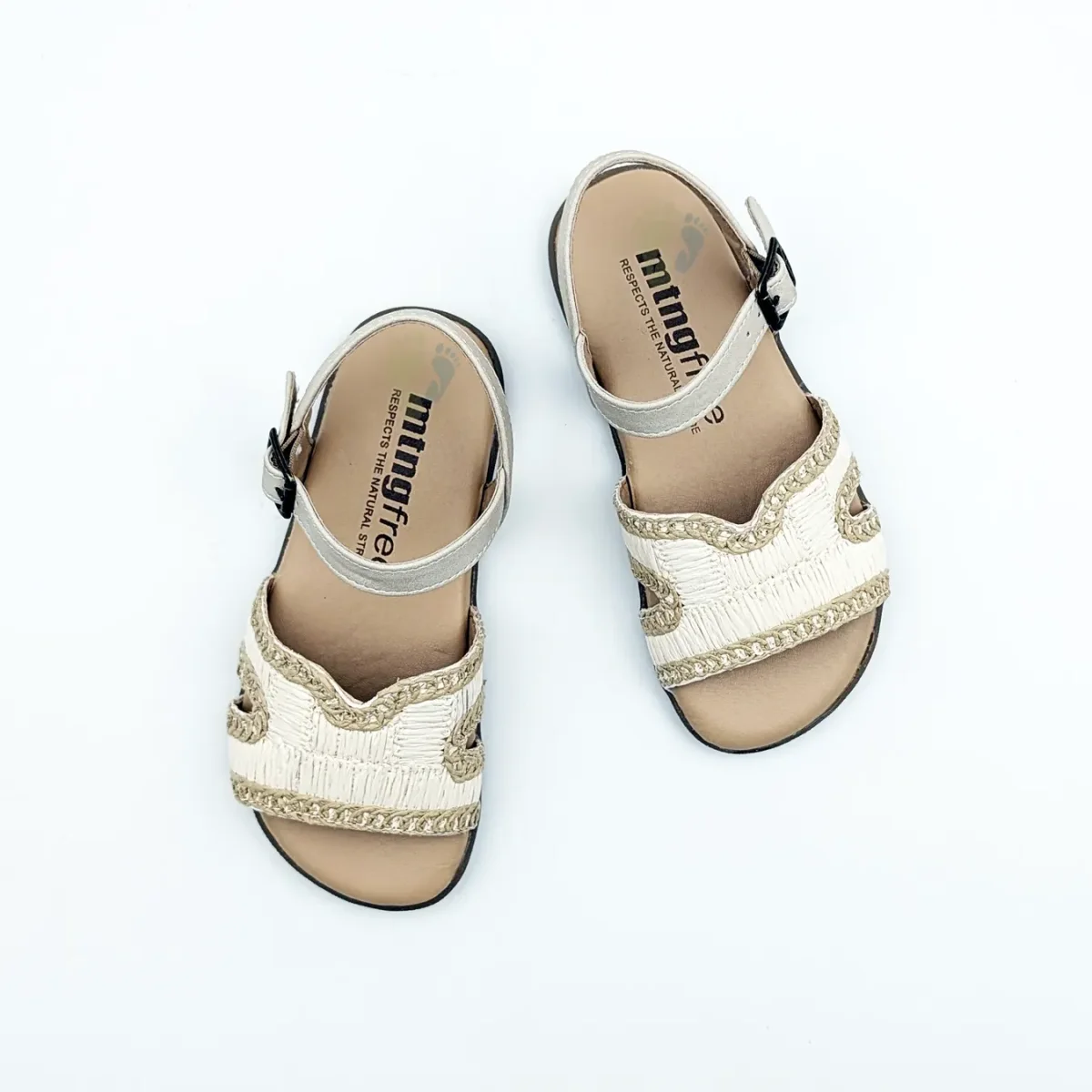 Mustang Free Sandalias Braido Beige - Imagen 5