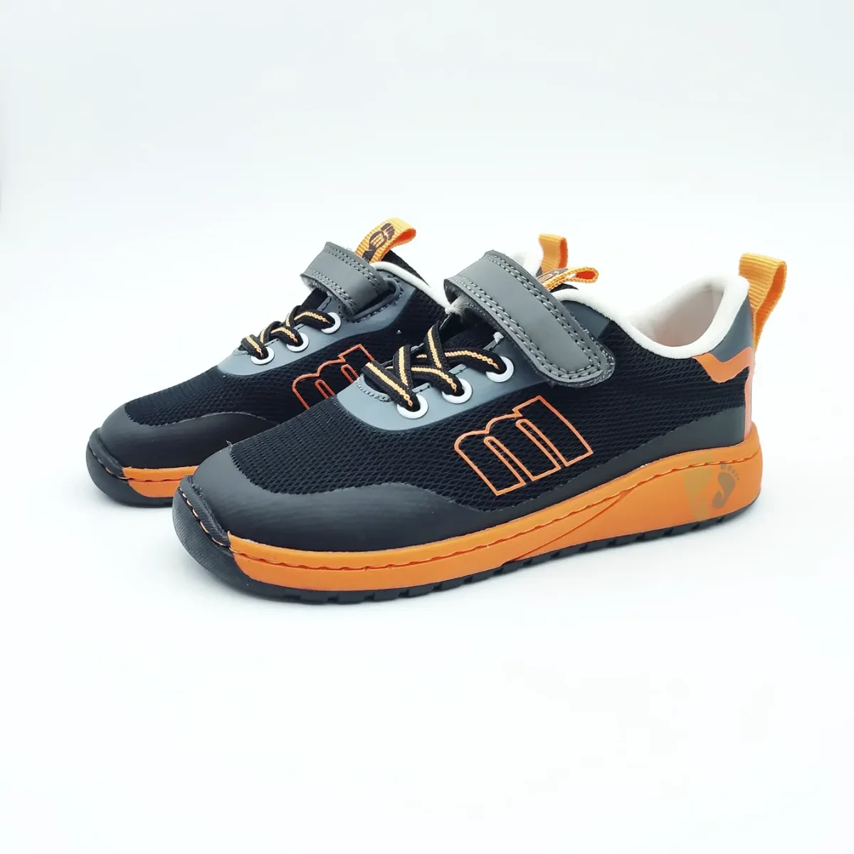 Mustang Free Deportivas Negro Naranja - Imagen 5