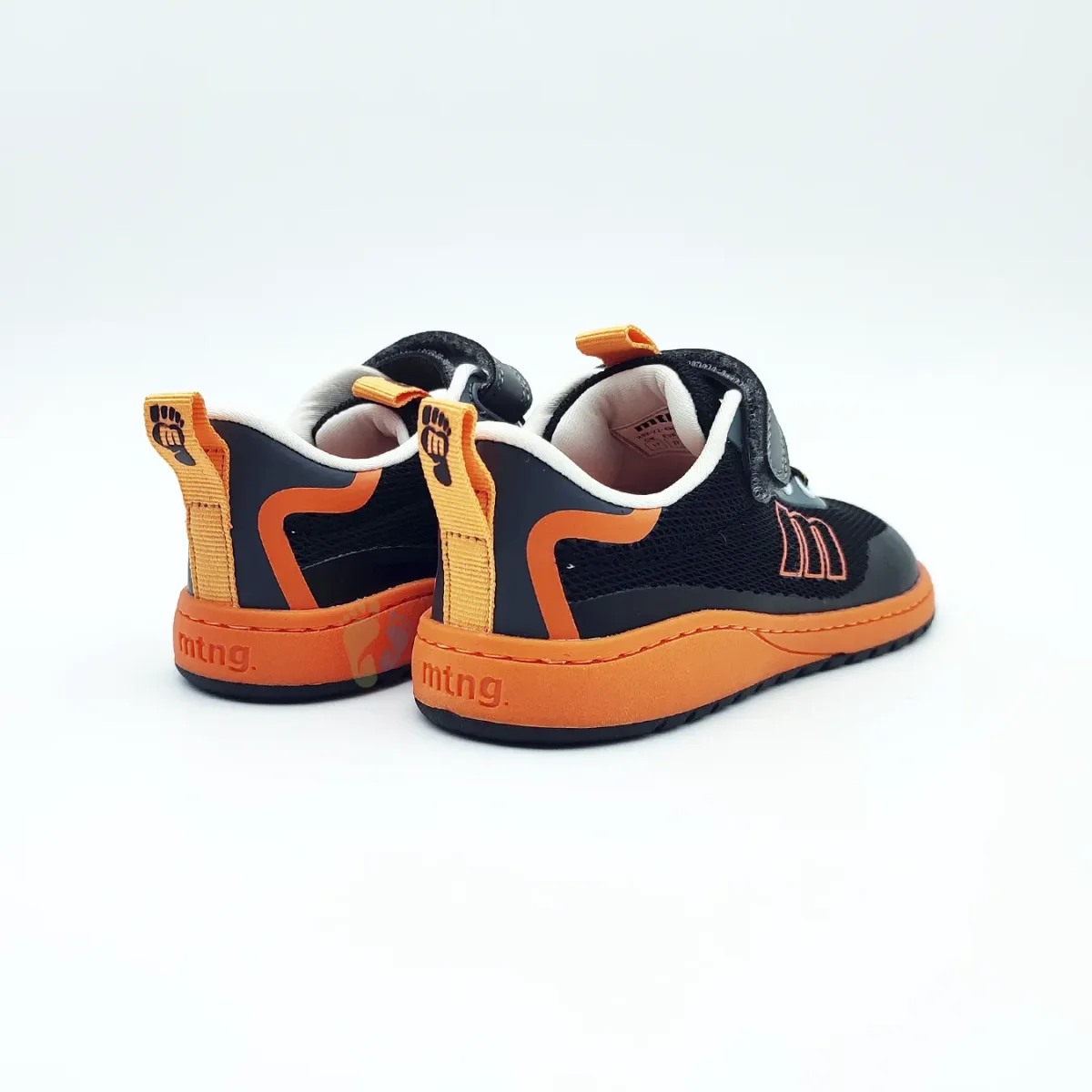 Mustang Free Deportivas Negro Naranja - Imagen 3