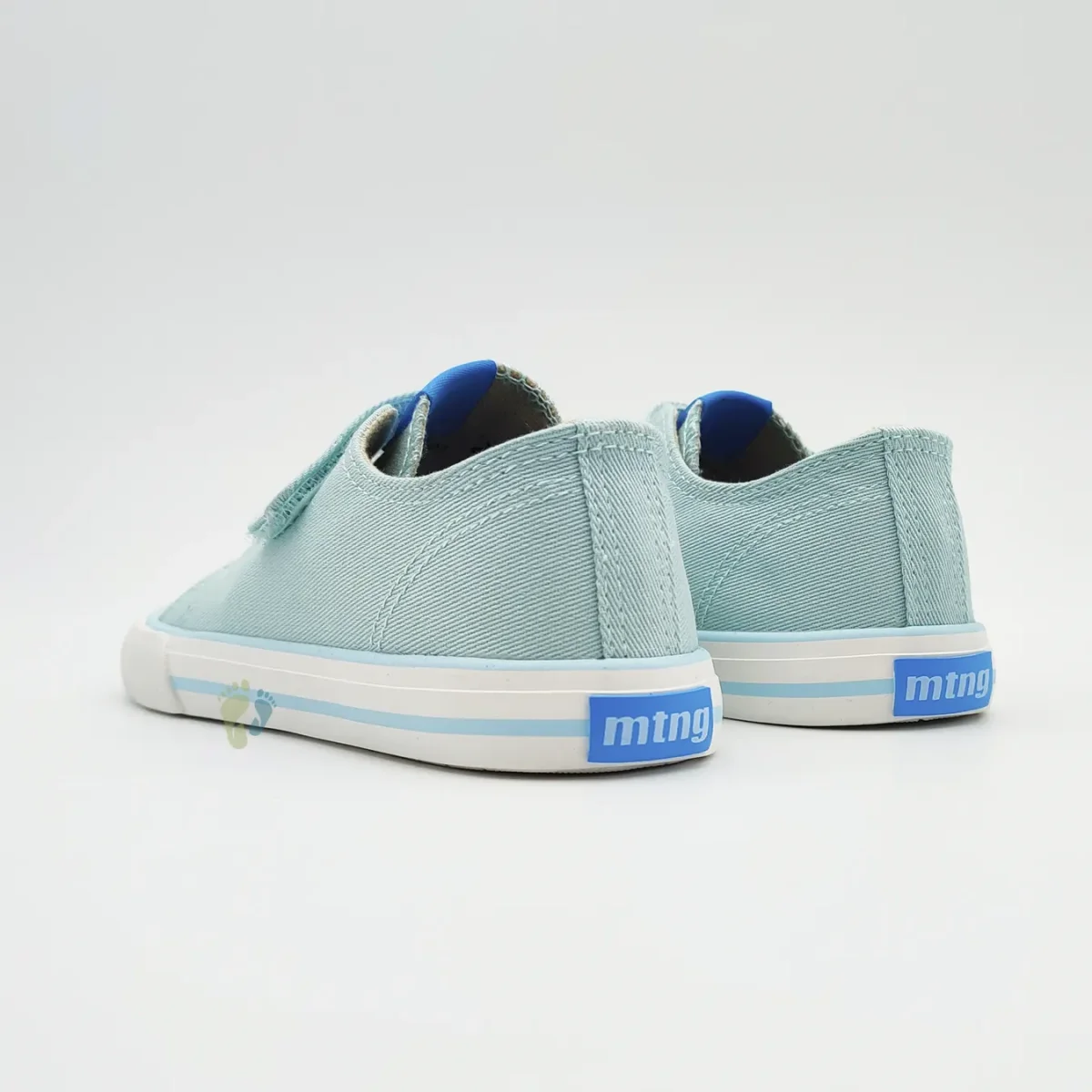Mustang Free Zapatillas Lona Turquesa - Imagen 4