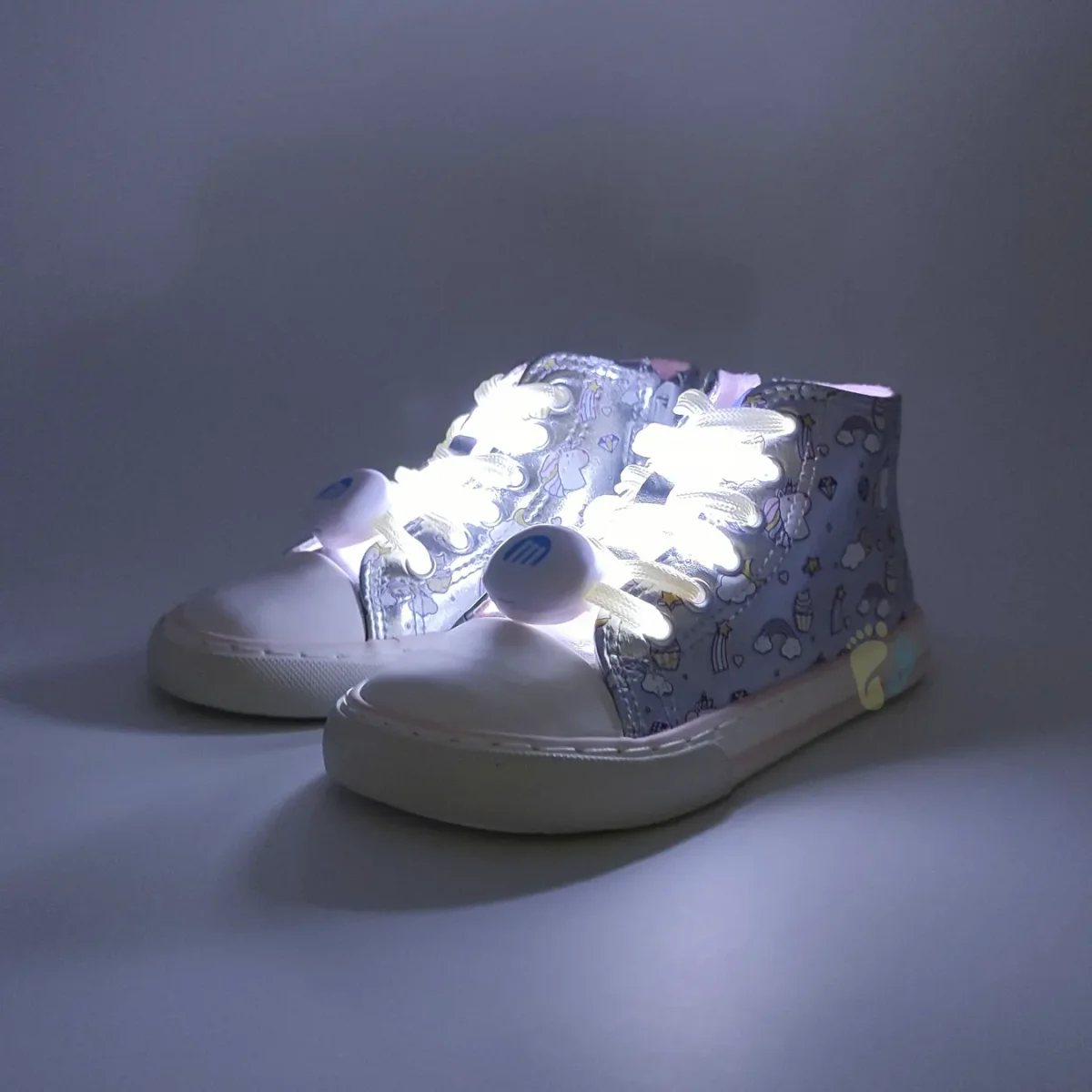 Mustang Free Zapatillas Luces Plata - Imagen 3