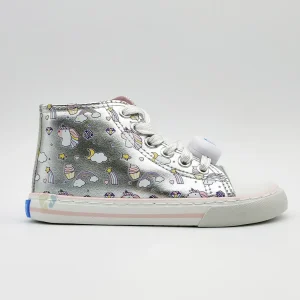 Mustang Free Zapatillas Luces Plata