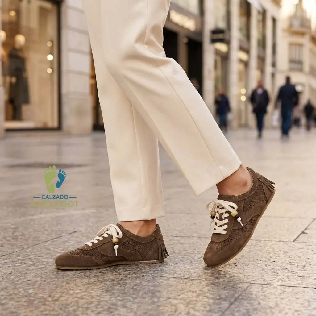Mustang Free Zapatillas Serraje Taupe - Imagen 3