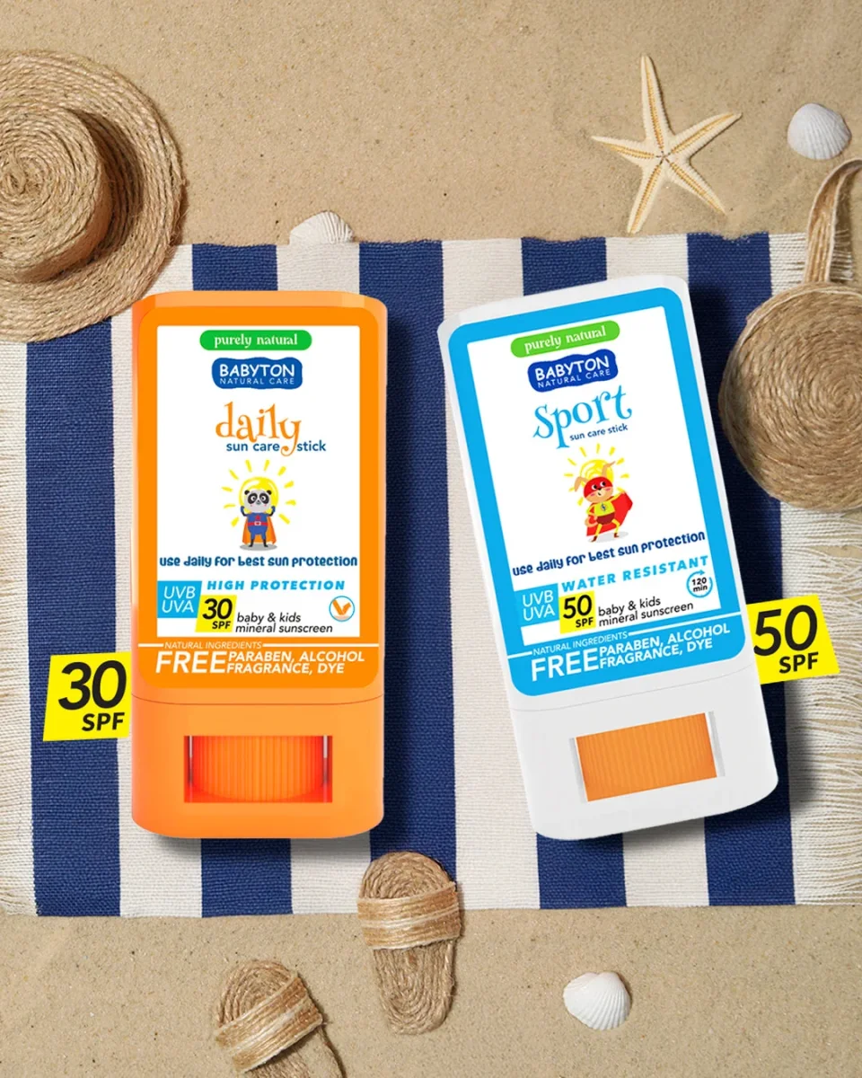 Protector solar natural en barra SPF50- BABYTON - Imagen 4