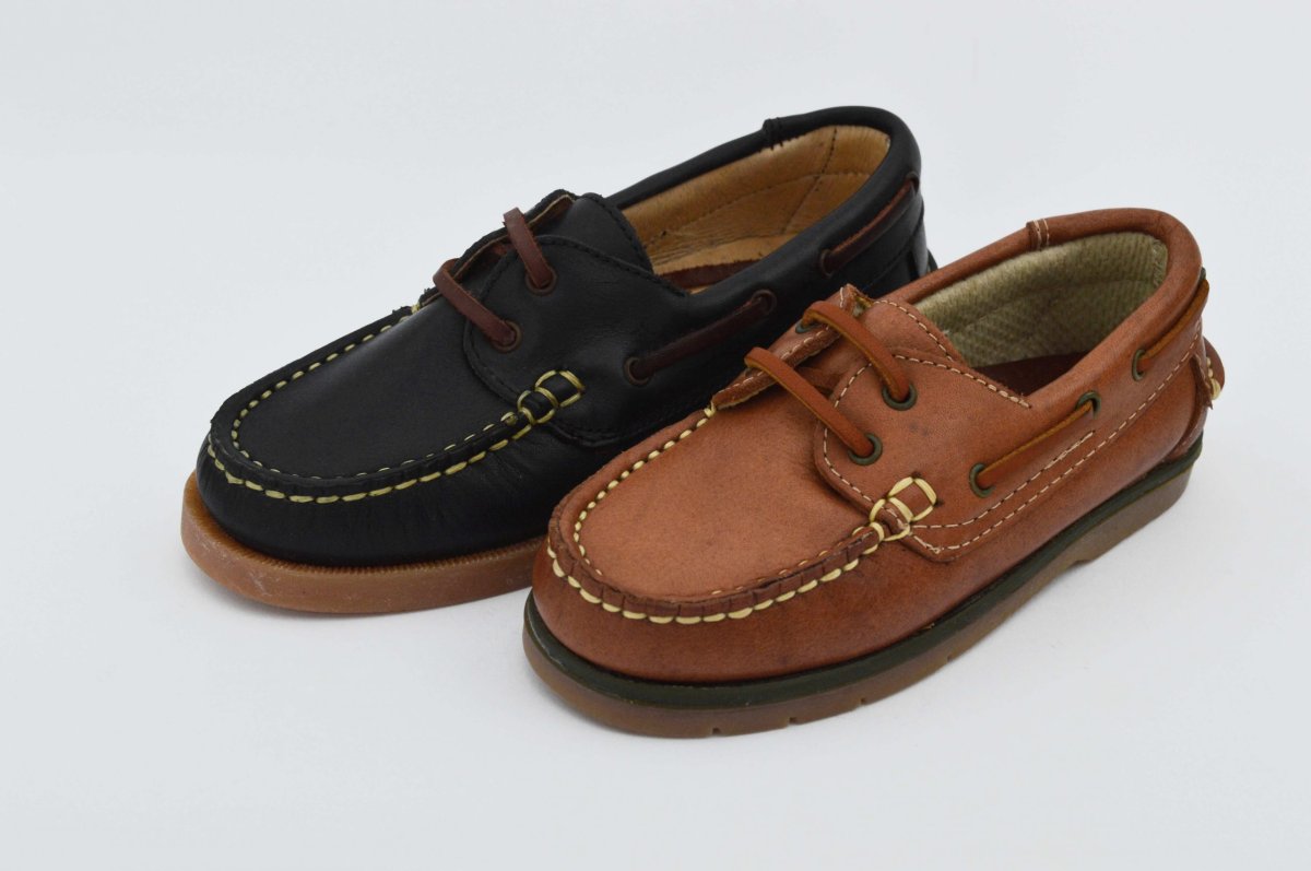 Naúticos cordones suela fina niños - Imagen 9