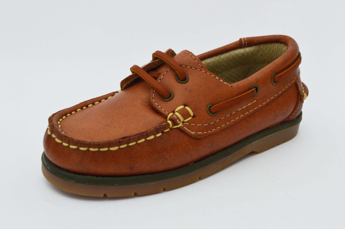 Naúticos cordones suela fina niños - Imagen 6