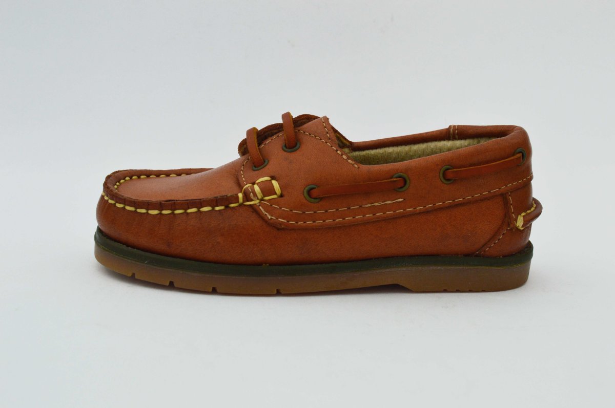 Naúticos cordones suela fina niños - Imagen 7