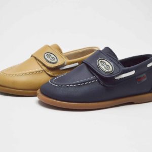 Náutico piel lavable y suela flexible niño