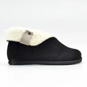OmaKing Zapatillas Vinski Negro