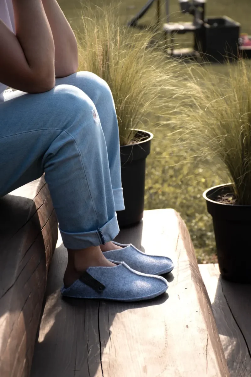 OmaKing Zapatillas Slip-On Gris - Imagen 3