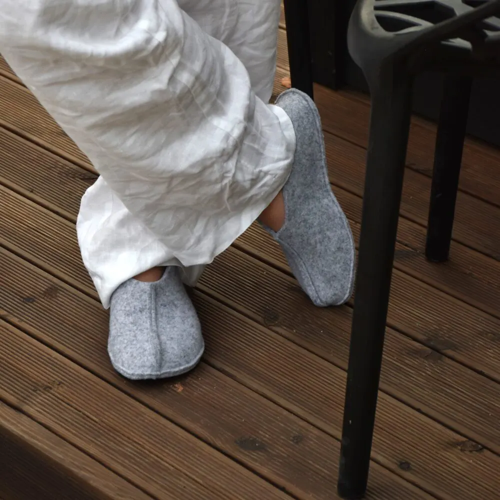 OmaKing Zapatillas Slip-On Gris - Imagen 5