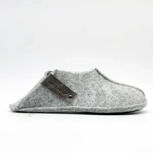 OmaKing Zapatillas Slip-On Gris