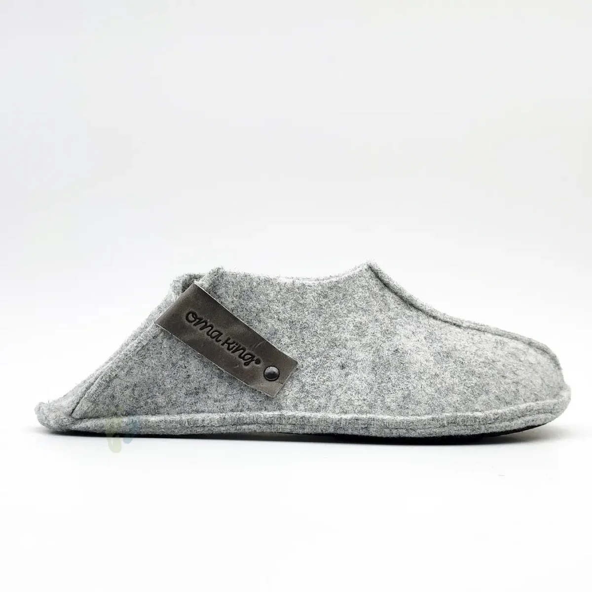 OmaKing Zapatillas Slip-On Gris