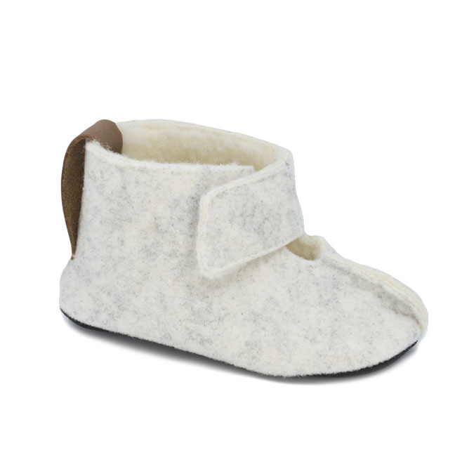 OmaKing Zapatillas Casa Borreguito Blanco - Imagen 2