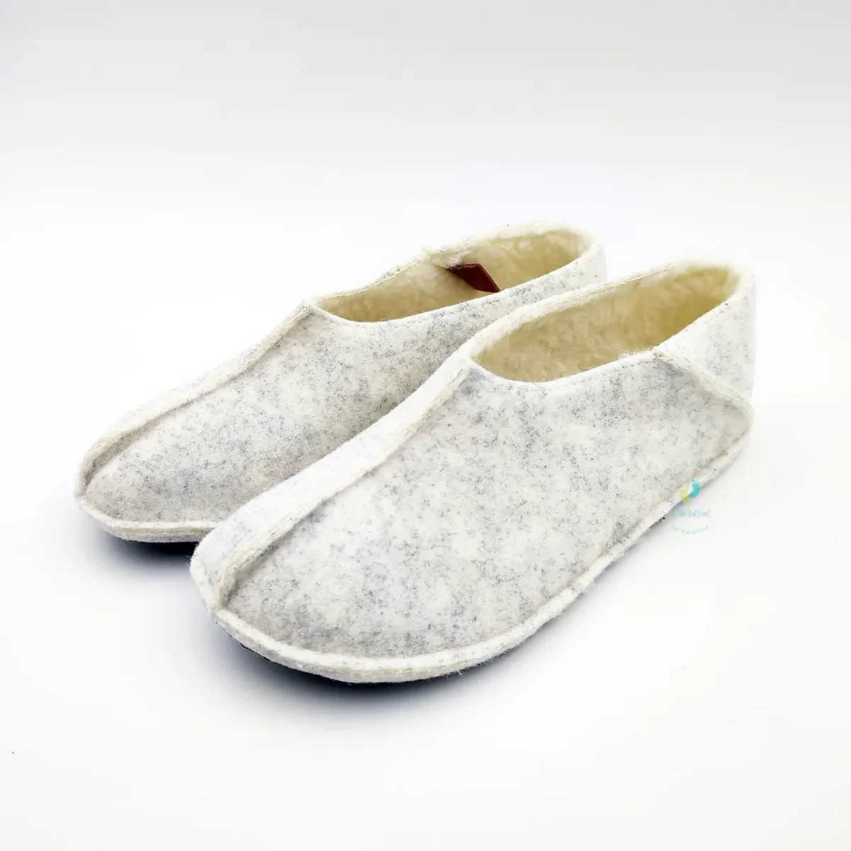 OmaKing Zapatillas Slip-On Forro Blanco - Imagen 4