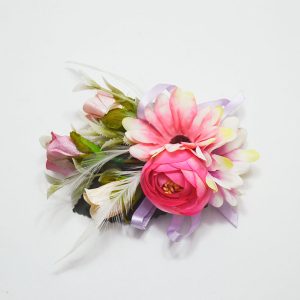 Broche/pasador flores colores niña