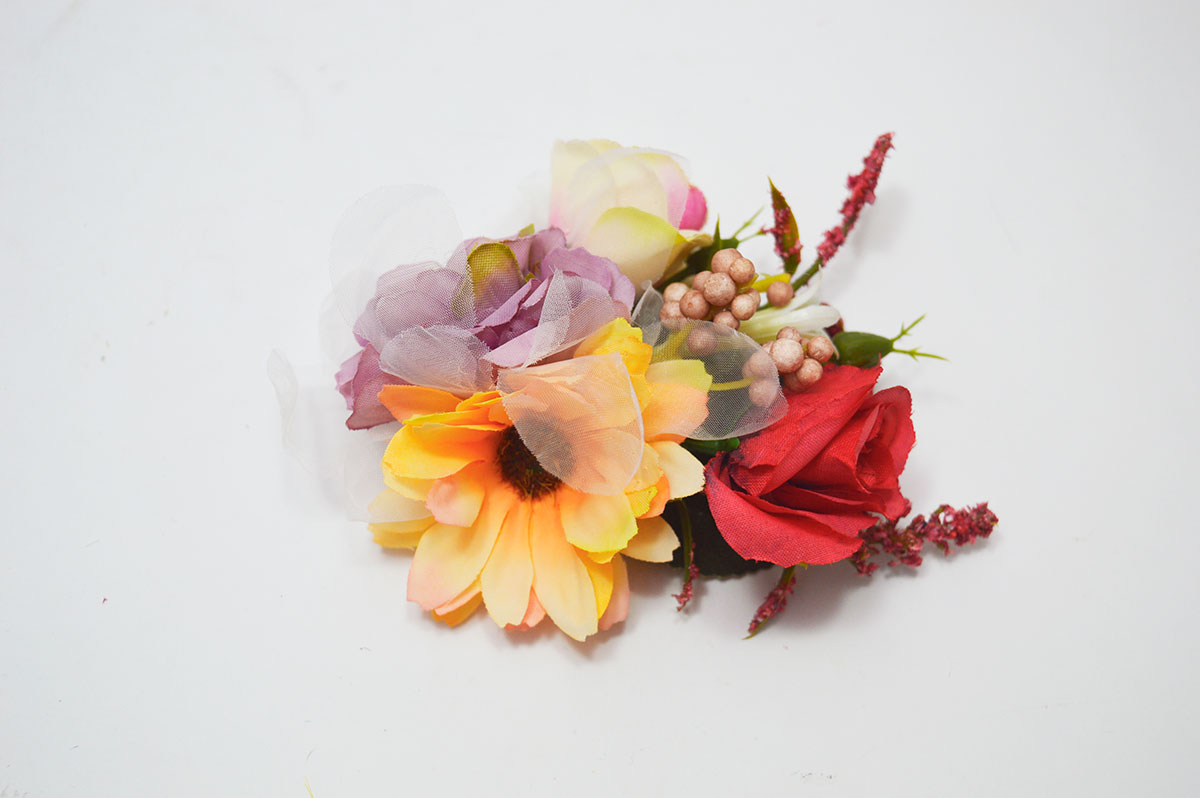 Broche/pasador flor varios colores niña - Imagen 5