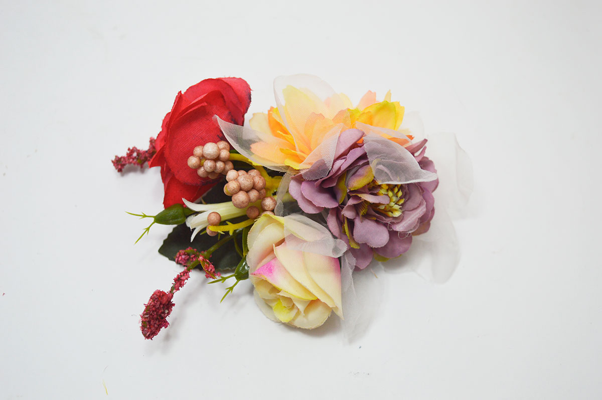 Broche/pasador flor varios colores niña - Imagen 4