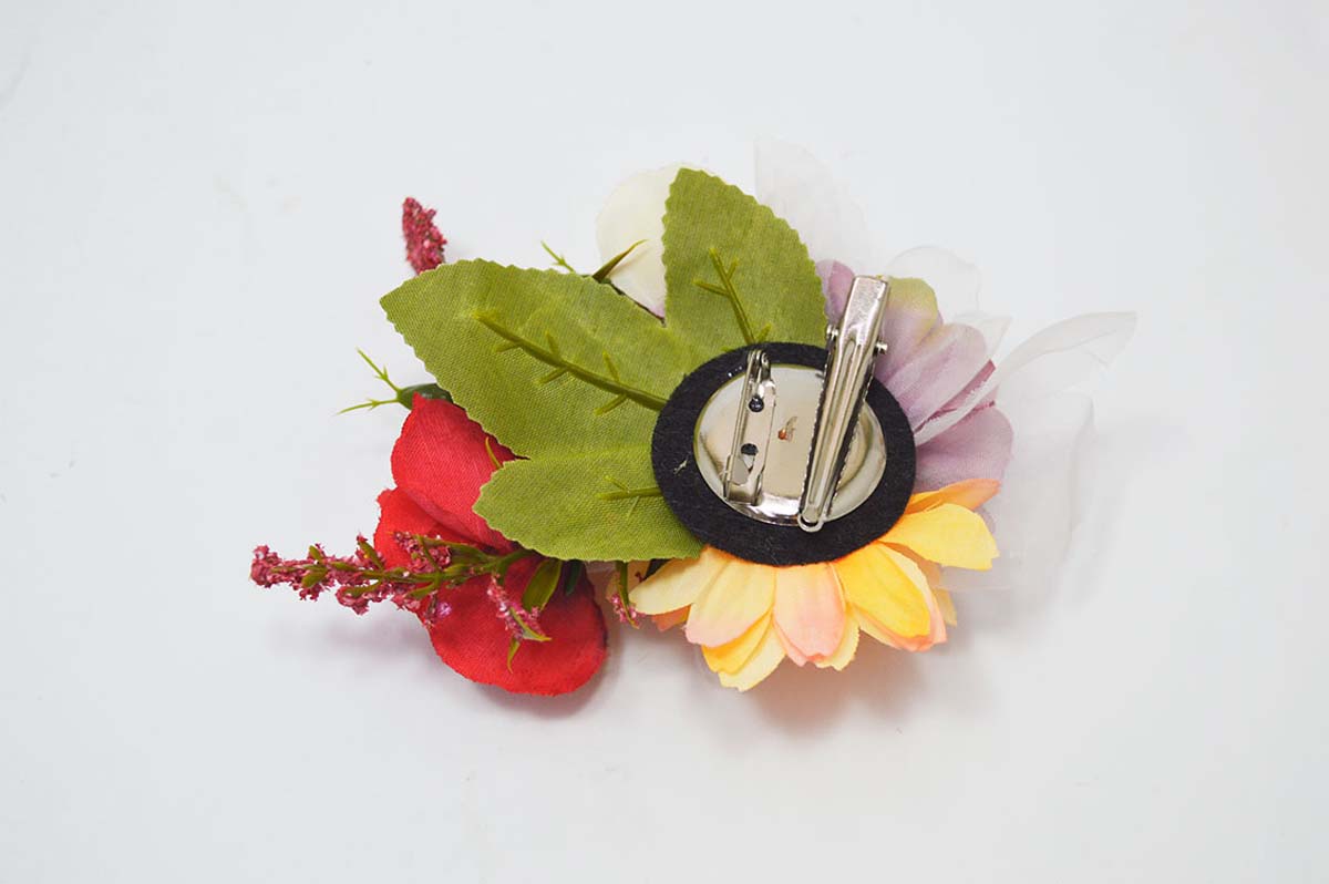 Broche/pasador flor varios colores niña - Imagen 6