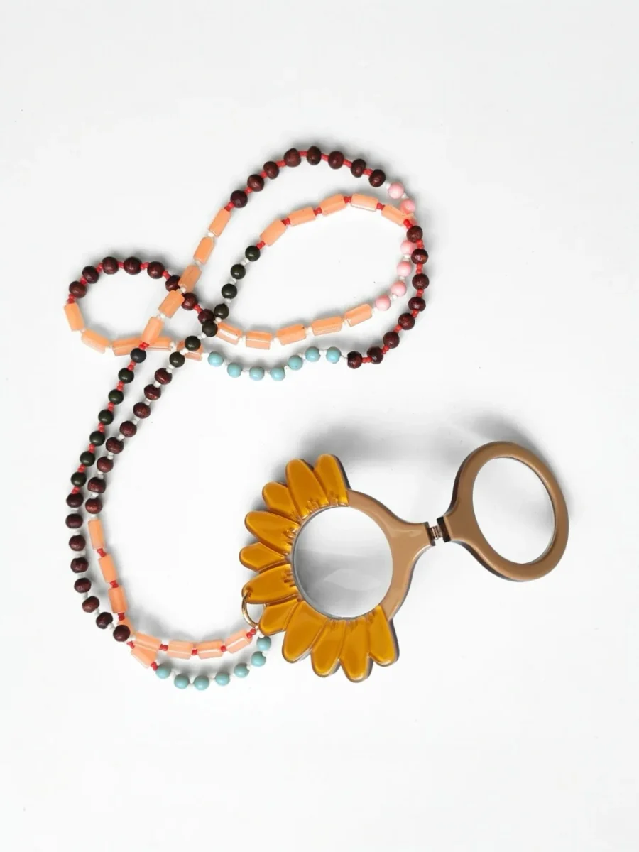 COLGANTE-GAFAS MARGARITA MOSTAZA - Imagen 4
